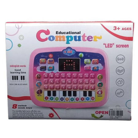 Musical Learning Computer Toy for Kids – Educational Laptop with Alphabets, Numbers, Games & Sounds | Fun Early Learning Toy for Toddlers & Preschoolers