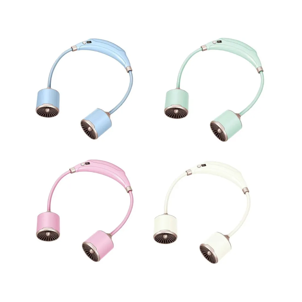 Outdoor Mini Neck Fan Portable USB Air Conditioner With Display