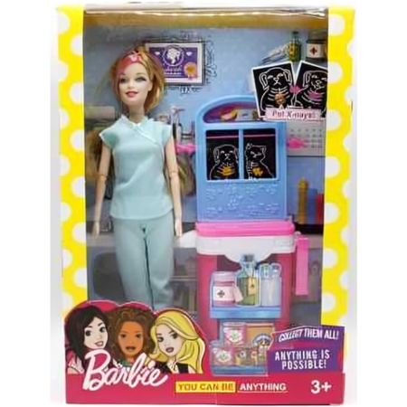 Barbie Pet Vet Doll and Playset – Veterinarian Role Play for Kids