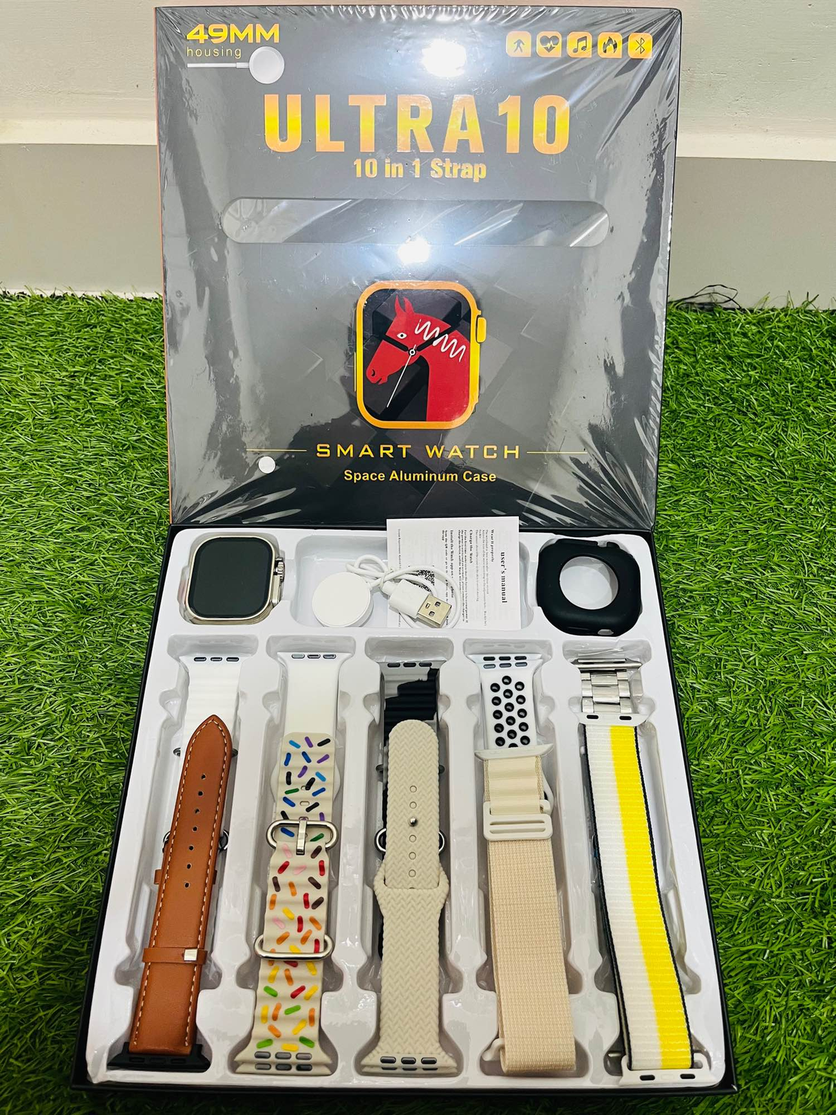 UltraStrap X: 49mm Smartwatch with 10 Interchangeable Bands
