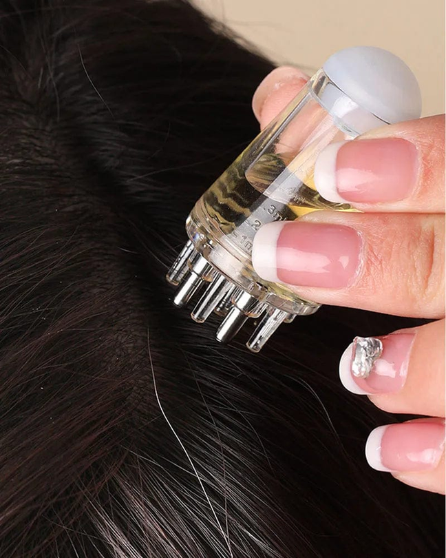 Scalp Applicator Bottle with Comb - Easy Hair Oil, Serum, Liquid Treatment Dispenser