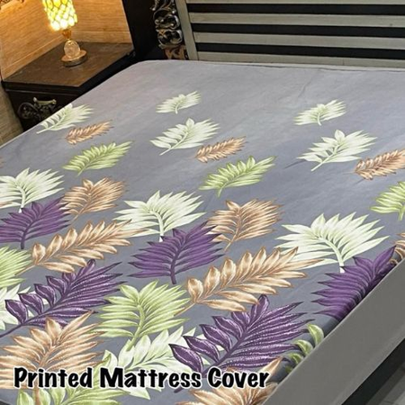 Waterproof King Size Mattress Cover – Terry Cotton, Elastic Fitted | Premium Export Quality