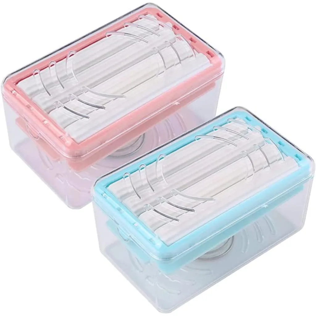 Saftay 2-in-1 Soap Roller with Built-in Scrubber – Box Packed for Easy Use