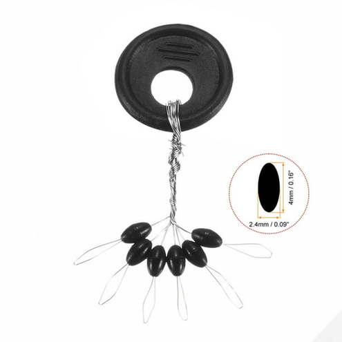 Fishing Rubber Stoppers – High-Quality Bobber Stops for Fishing Line Control- 100PCS