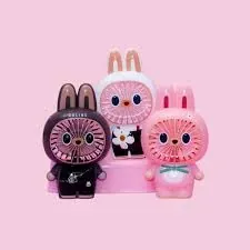 Labubu Mini Fan – Portable Cartoon Handheld USB Fan (Random Color)