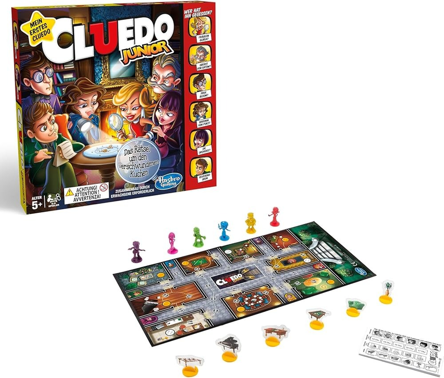 Cluedo Junior Board Game - The Case of the Missing Chocolate Cake