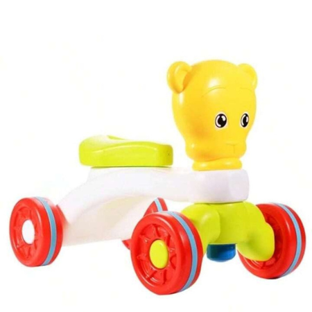 Huanger Baby Push Car with 4 Wheels Ride On Walker for Toddlers Sturdy & Fun Push Toy