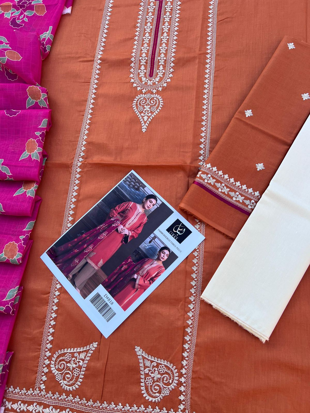 Libas Lawn with Digital Diamond Dupatta – Embroidered Lawn Suit for Women