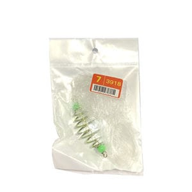 Reliable Spring style Fishing Hook & Line Set / Suitable for both freshwater and saltwater fishing. Size 10 Model 3918