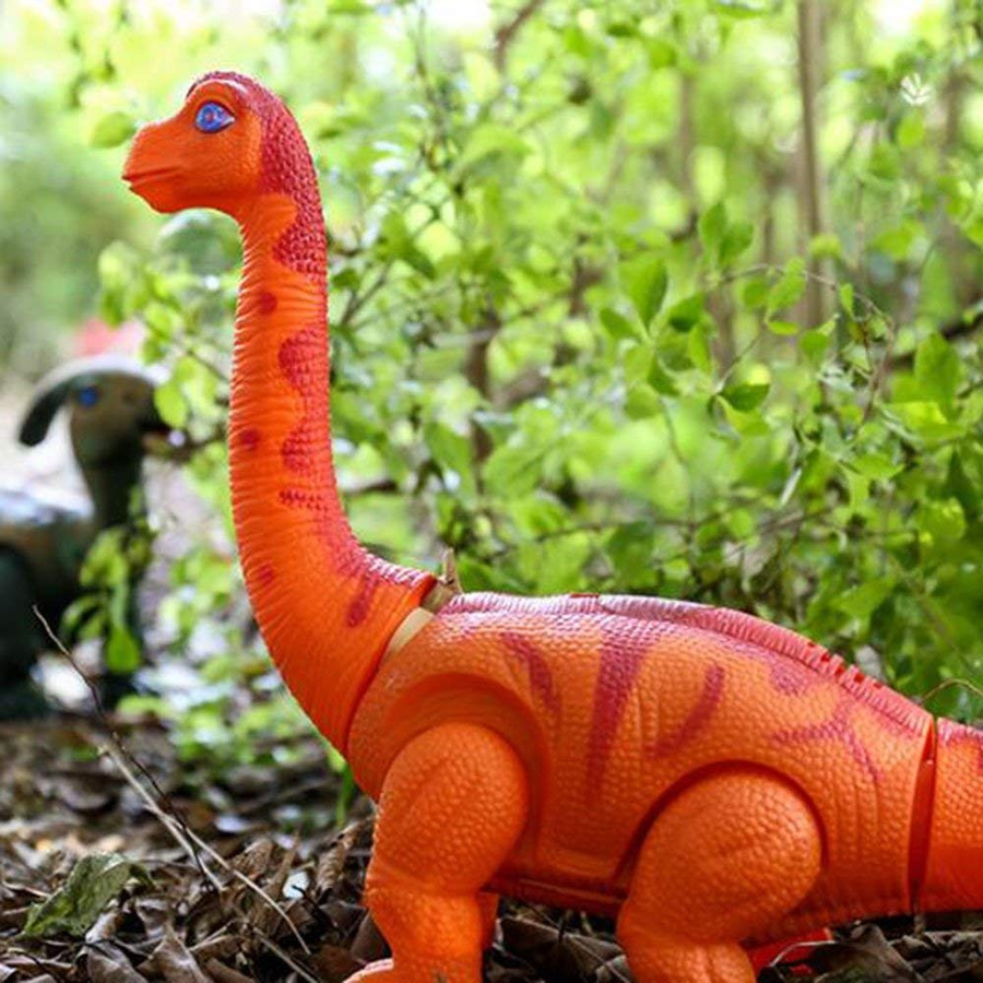 Brachiosaurus Laying Eggs Dinosaur Toy - Walking & Roaring Dino