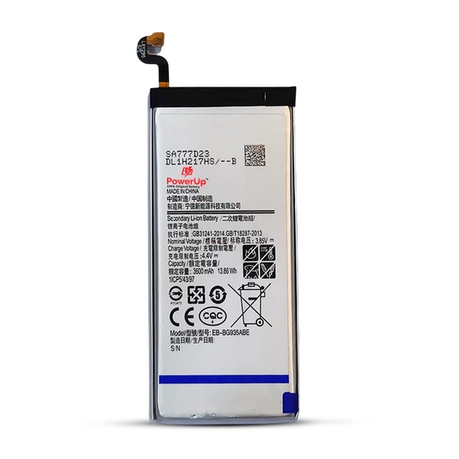 PowerUp Battery for Samsung S7 Edge (3600mAh) - Original & Fast Charge