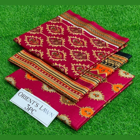 Orient 2025 Lawn Drop – Original 3 Piece Printed Lawn Collection