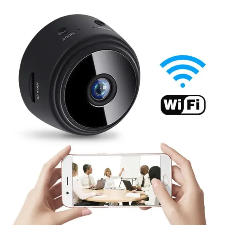 A9 Mini WiFi Spy Camera – HD Wireless Security Cam with Mobile App Control & Night Vision