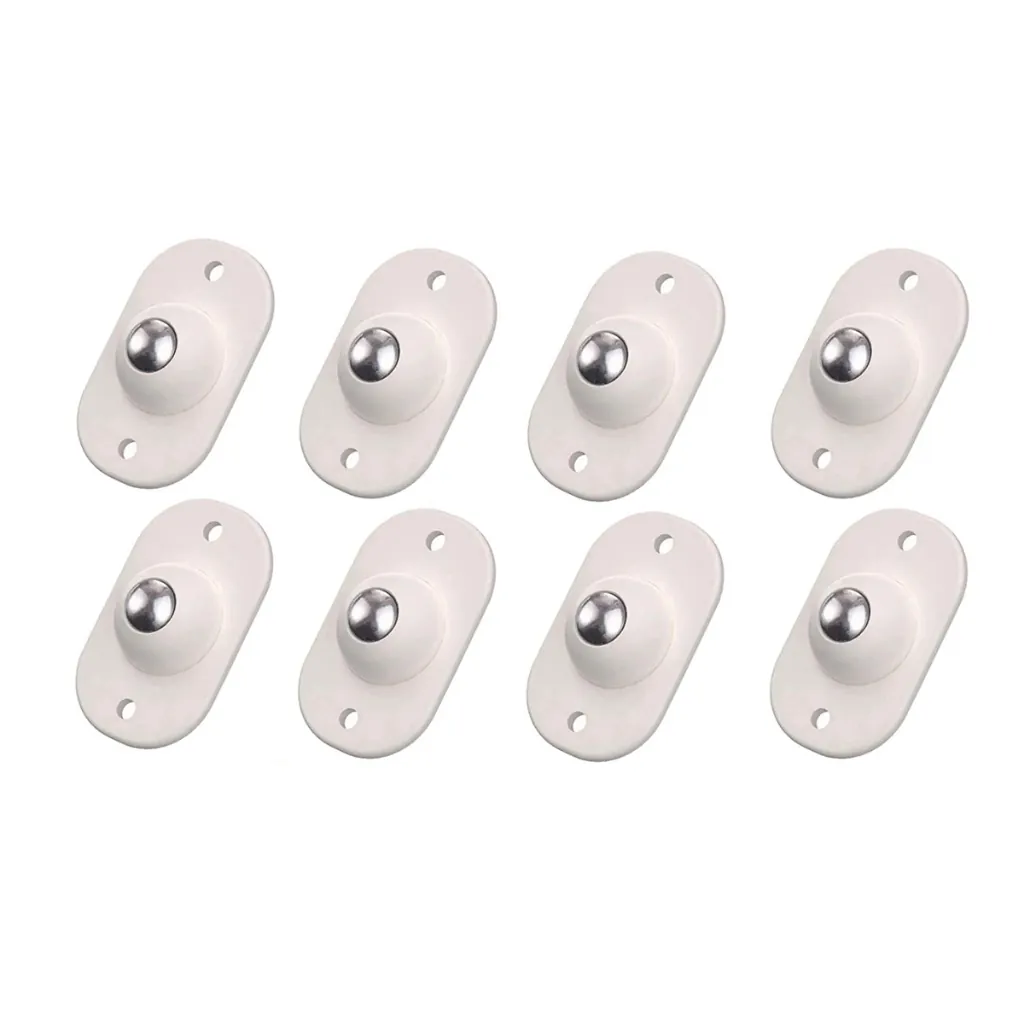 Universal Swivel Wheels (4pcs) - 360 Degree Rotation, Self-Adhesive Furniture Casters