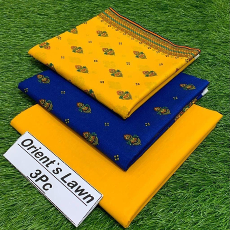 Orient 2025 Lawn Collection – Digital Printed 3 Piece Suit
