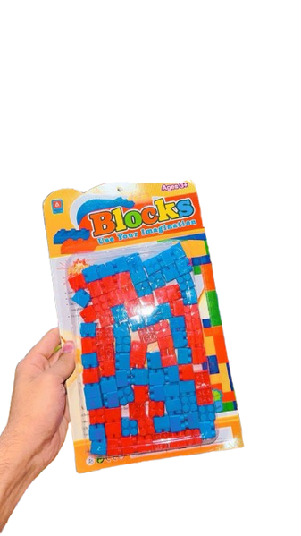 Kids' Interlocking Building Blocks Set - Creative Construction Toy for Ages 3+