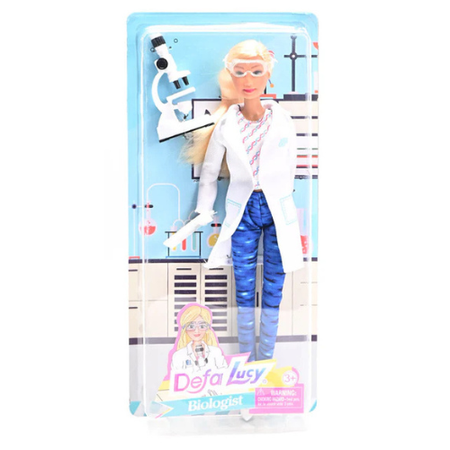 Defa Lucy Biologist Doll Playset with Microscope Accessory