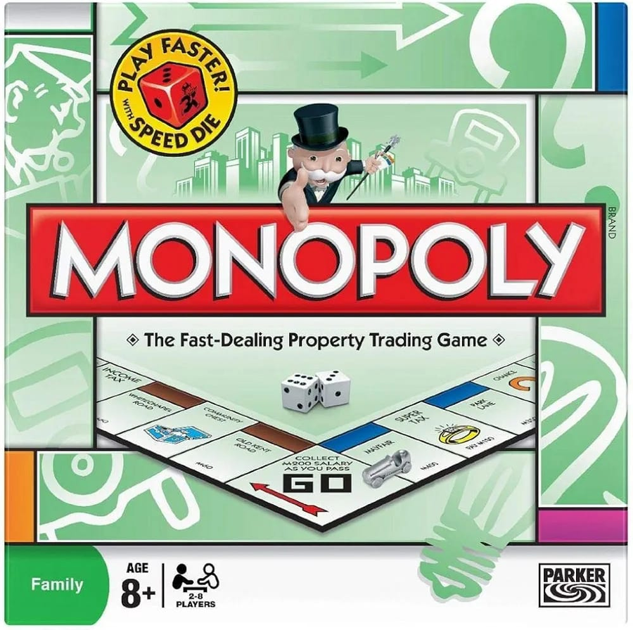 Monopoly & Ludo 2-in-1 Classic Board Game Set
