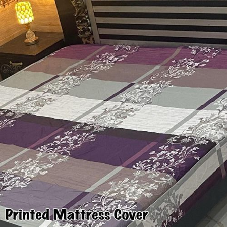 Waterproof King Size Mattress Cover – Terry Cotton, Elastic Fitted | Premium Export Quality