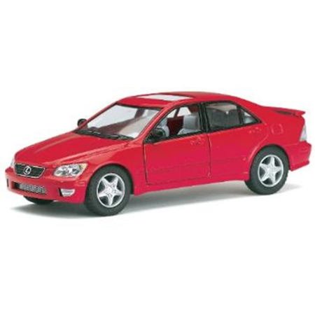 KT Lexus IS300 Die-Cast Model Car Realistic Toy Vehicle with Detailed Interior and Pull-Back Action