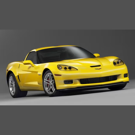 2007 Chevrolet Corvette Z06 Die-Cast Model Car – 1:36 Scale Pull-Back Toy with Openable Doors