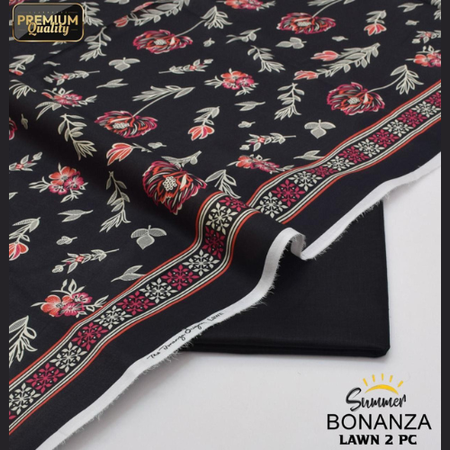 Bonanza Lawn 2025 Trend – 2 Pc Elegant Suit for Women