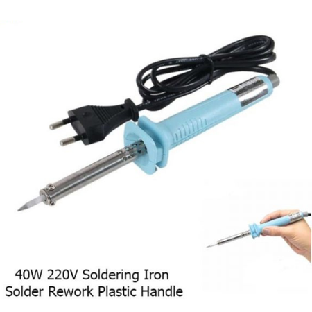 Soldering Iron – Lightweight Soldering Tool with Plastic Handle 40W 220V