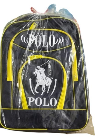 Polo Black Backpack bag- Classic Style School & Travel Bag