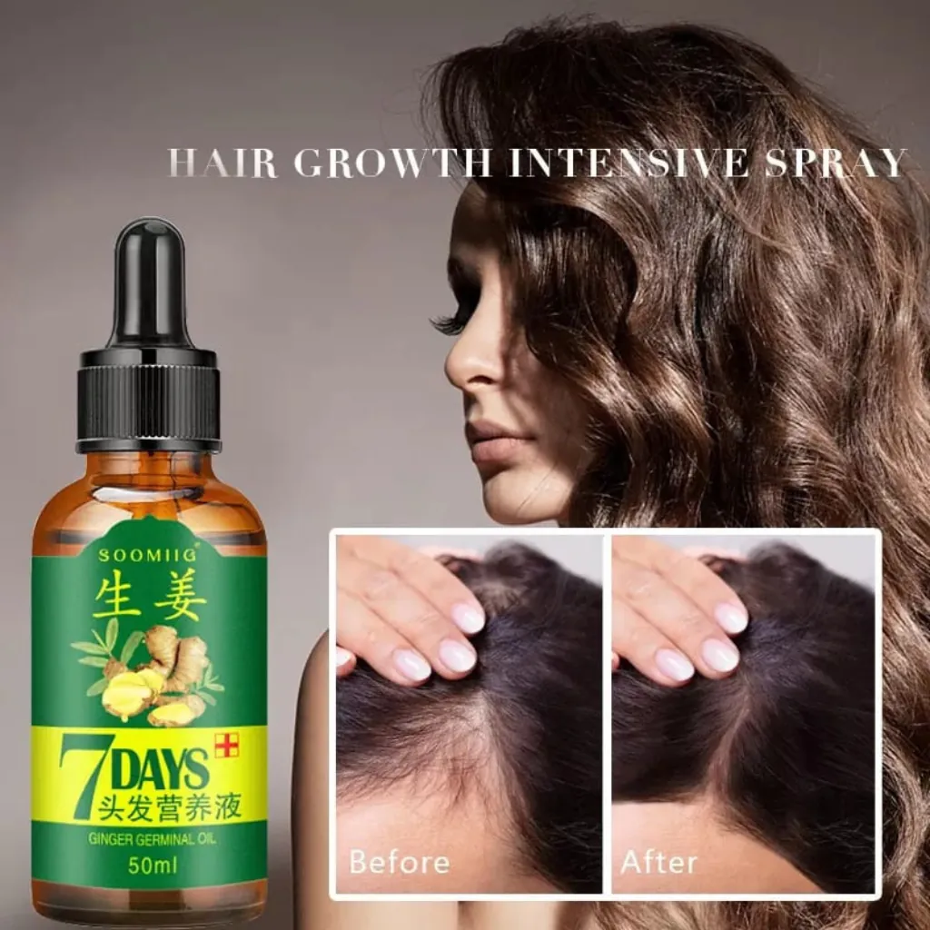 7 Day Hair Growth Serum – 30ML Herbal Hair Care & Nutrition Liquid for Stronger, Thicker Hair