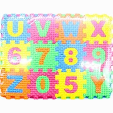 Large Educational ABC & Number Interlocking Foam Playmat (36x36cm Tiles) - Thick & Soft EVA Learning Mat for Kids