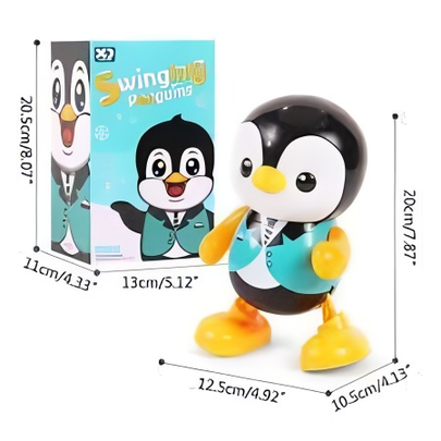 Adorable Swinging Penguins Musical Toy with Lights & Movement for Kids