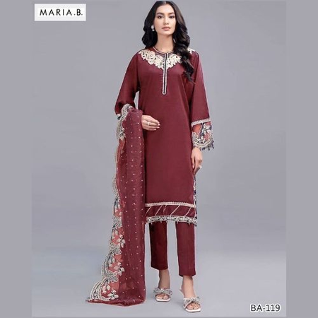 Mix Brands 3-Piece Embroidered Lawn Suit | Diamond Digital Dupatta | Premium Quality