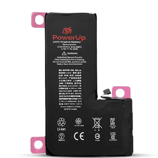 PowerUp Battery for iPhone 11 Pro Max (3969mAh) - Original & Fast Charge