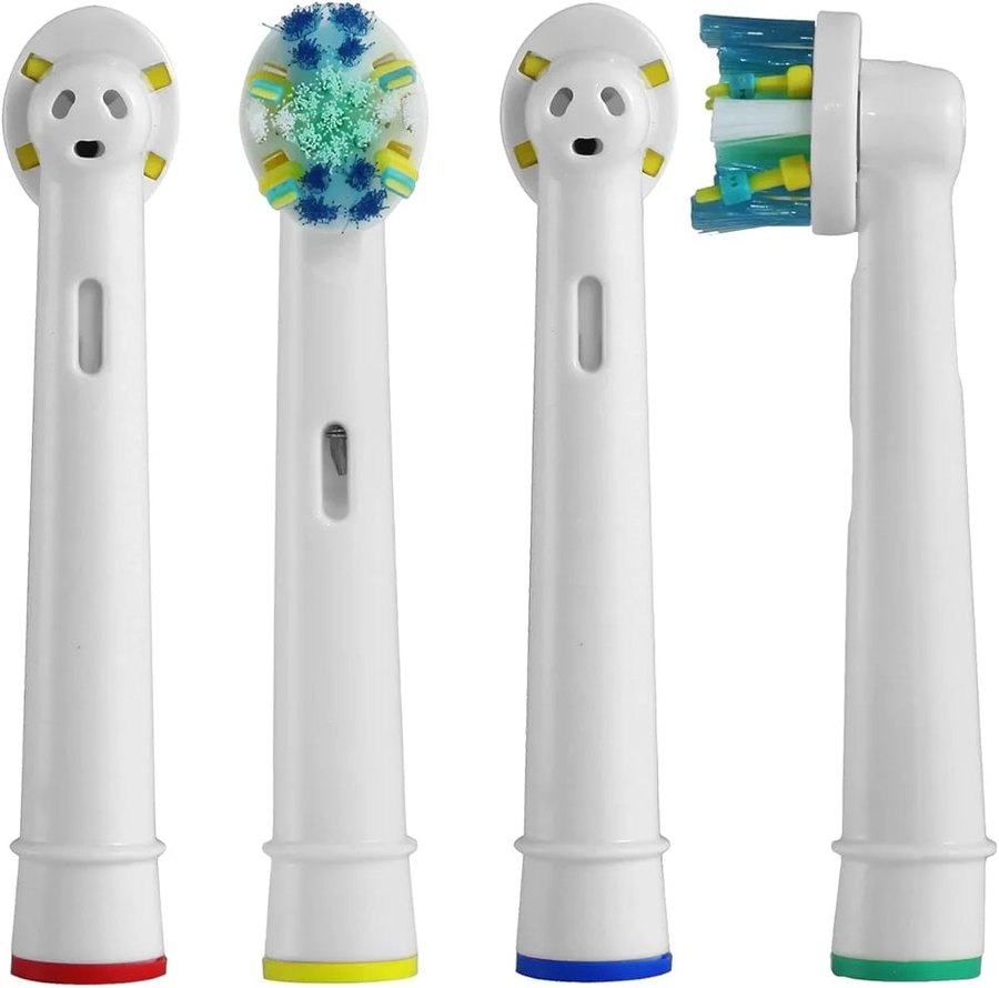 4-Pack Replacement Brush Heads for Electric Toothbrushes – Soft Bristles for Gentle & Effective Oral Care