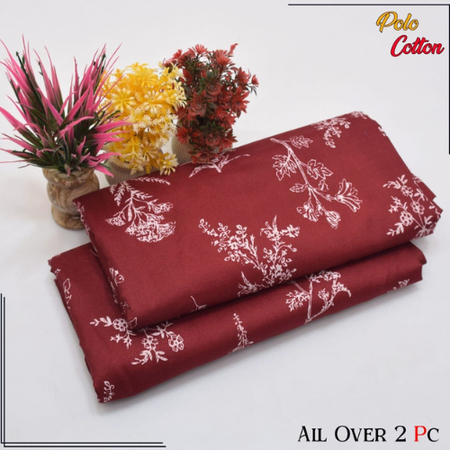 Affordable 2 Pc Floral Print Cotton Suit – Digital Design for Summer Style 2025.