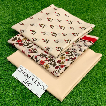 Orient Lawn Digital Collection – 3 Pc Unstitched Suit for Summer