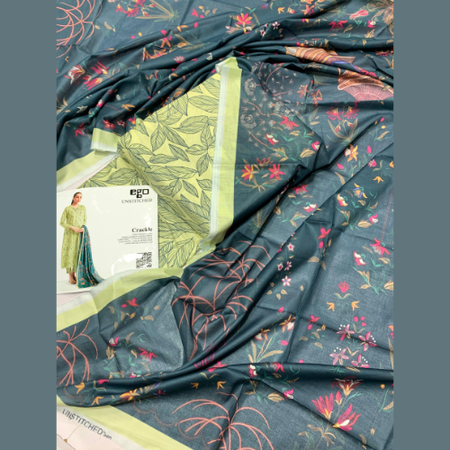 EGO Lawn 2025 – Artistic Allover Prints in 3 Piece Unstitched Set