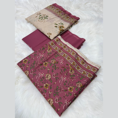 Bin Saeed Original 3pc Printed Lawn Suit Digital Printed Shirt & Dupatta Premium Summer Lawn Collection