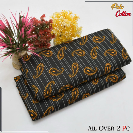 Elegant Summer Floral Print 2-Piece Suit – Micro Polo Cotton – Volume 2025. OK