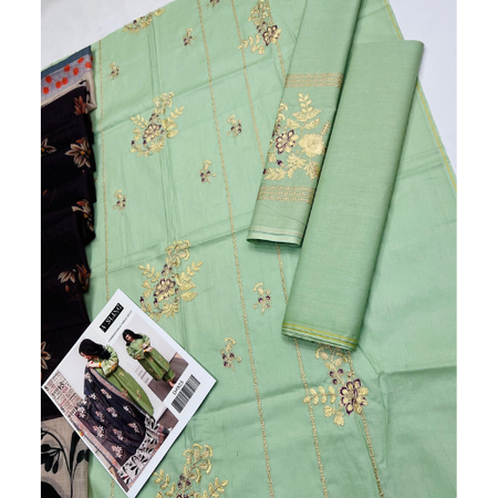 Asling Lawn with Digital Diamond Dupatta – Elegant Embroidered Lawn Suit for Women