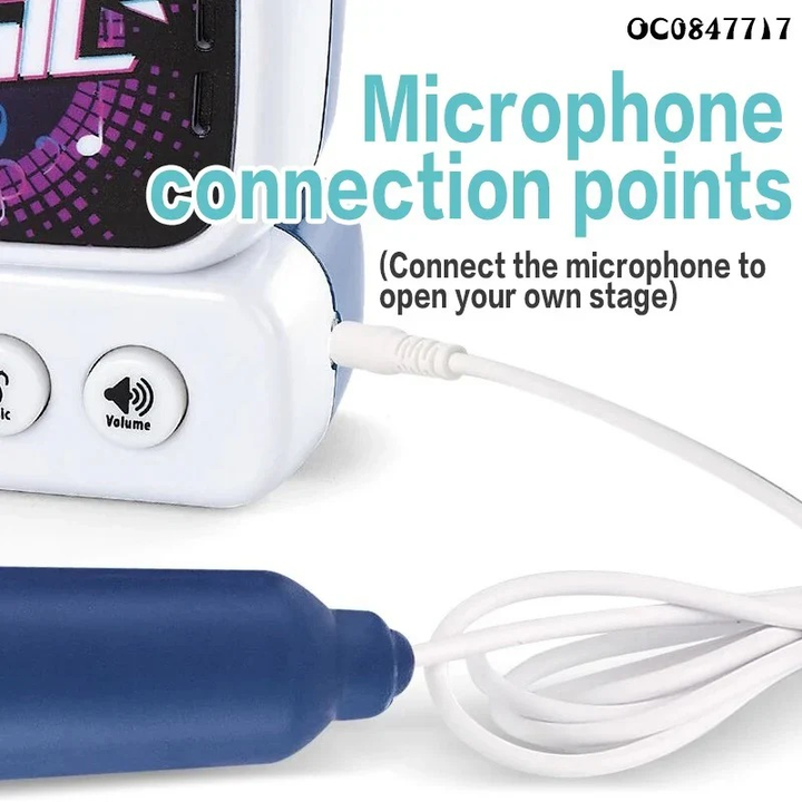 My Music World Interactive Sound Box with "Party Music" & Microphone - Electronic Toy for Kids 3+