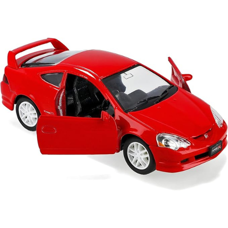 Welly Honda Integra Acura Type-R Die-Cast Model Car – 1:32 Scale Pull-Back Toy with Openable Doors and Realistic Detailing