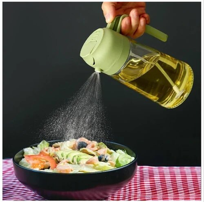 2 IN 1 oil spray bottle and dispenser Fine Mist Oil Sprayer for Cooking - Healthy Oil Control & Versatile Kitchen Tool