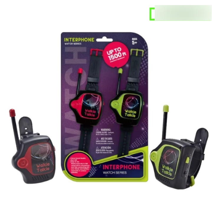 Interphone Watch Walkie Talkie Set - Up to 1000ft Range