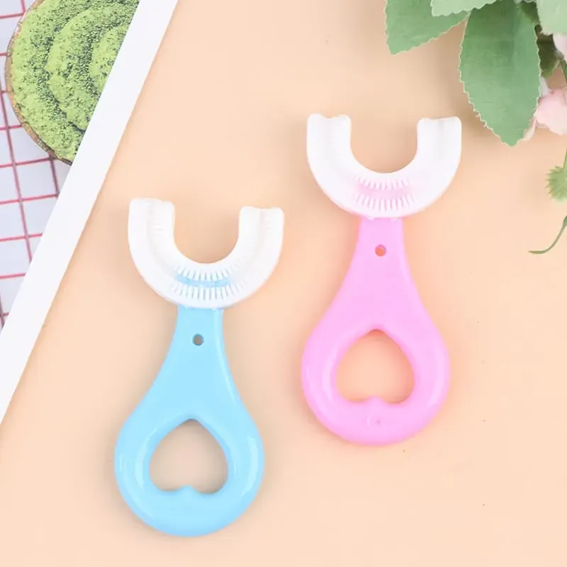U-Shape Toothbrush – Soft Silicone 360° Kids Toothbrush for Gentle & Easy Brushing