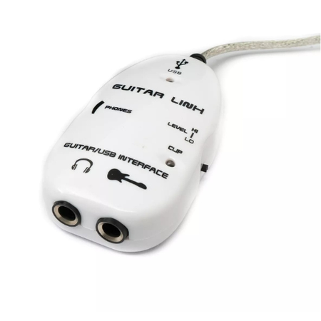 USB Guitar Link Interface – Connect Your Guitar to PC for Recording & Effects