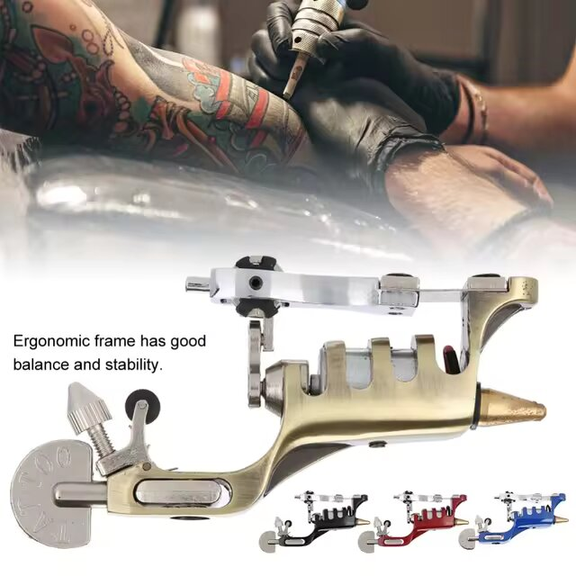 Premium Brass Coil Tattoo Machine – High-Precision Shader & Liner