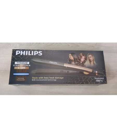 Philips Titanium Straightener S-5095 | Thermoshield Technology for Reduced Heat Damage | 990°C Fast Heating Hair Styler