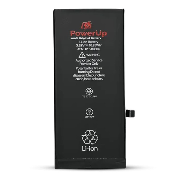 PowerUp Zoook Original Battery for iPhone 8 Plus (2691mAh) - Fast Charge