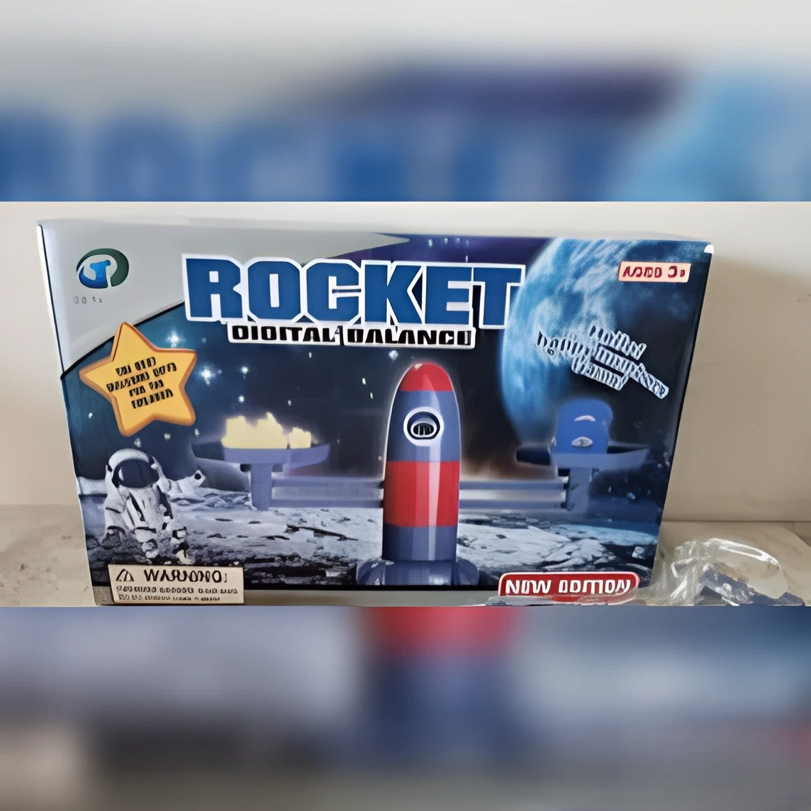 Kids Rocket Digital Balance Scale Toy - Educational Math Game for Ages 3+